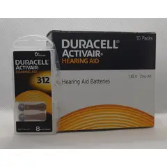 DURACELL - CAJA DE 80 PILAS PARA AUDIFONOS MEDICADOS 312