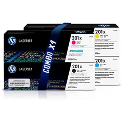 HP - 201x combo x4 toner para m277dw m252dw c m y bk