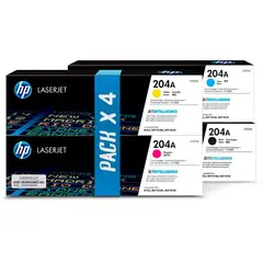 HP - 204a pack x4 toners originales laserjet m154 m180 m181 - cmybk