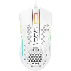 REDRAGON - Mouse gamer storm elite 16000 dpi, 8 botones - blanco