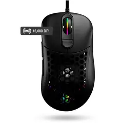 VSG - Aquila air mouse gamer 61gr 16000 dpi 400ips - negro mate
