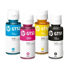 HP - Tinta gt53 gt52 magenta cian yellow negro 415 315 gt5820