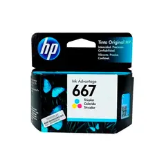HP - Tinta 667 colores 2375 2775 2776 2375