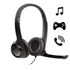 LOGITECH - Audífono h390 micro cancelación de ruido usb