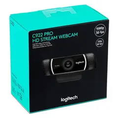LOGITECH - Cámara web pro stream c922 video full hd 1080p