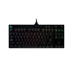 LOGITECH - Teclado Gamer G Pro RGB compacto mecánico cable usb