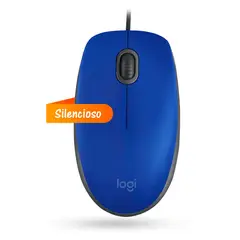 LOGITECH - Mouse Óptico M110 Silencioso USB - Azul