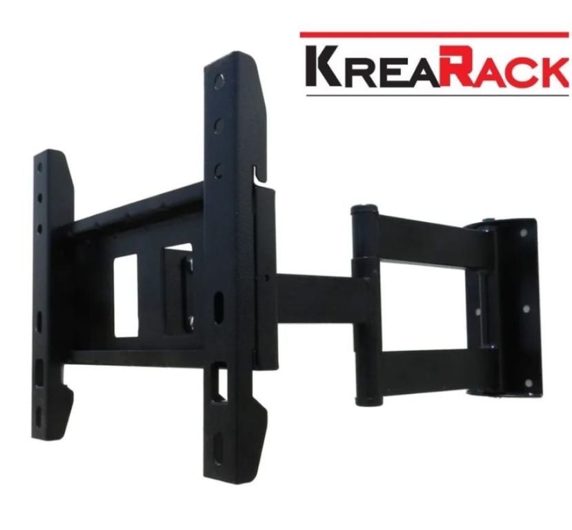 RACK 2 BRAZOS PARA TV LCD SMART CURVO ETC DE 26 a 40 " / NEGRO