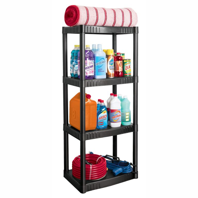 Estante Plastico Organizador 4 Repisas