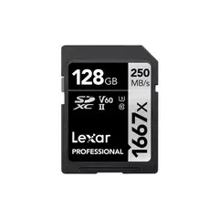 LEXAR - Memoria sd professional 128gb 1667x nuevo