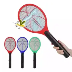 GENERICO - RAQUETA MATA ZANCUDOS MOSCAS MOSQUITOS RECARGABLE