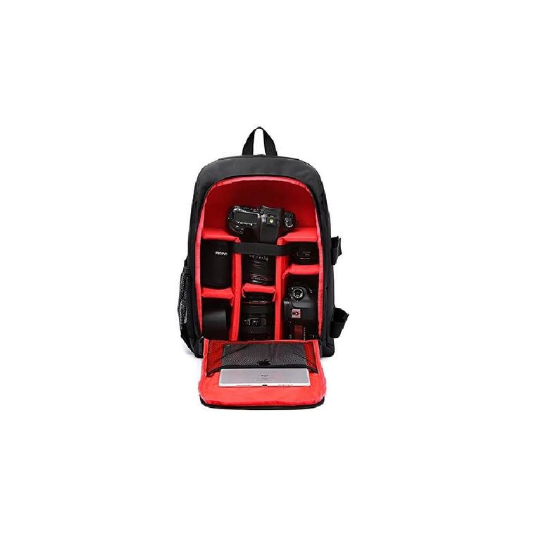 Mochila para Camara Dslr D1 ROJO