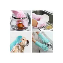 BETTER GLOVE - Guante Cepillo de Silicona Multiuso Morado