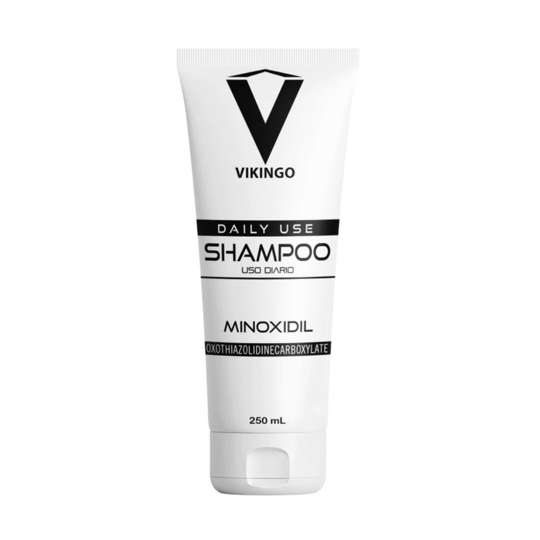 1 Shampoo con minoxidil.