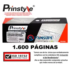 PRINSTYLE - TONER DE 1.600 PÁG. 36A CB436A -ISO 19752-