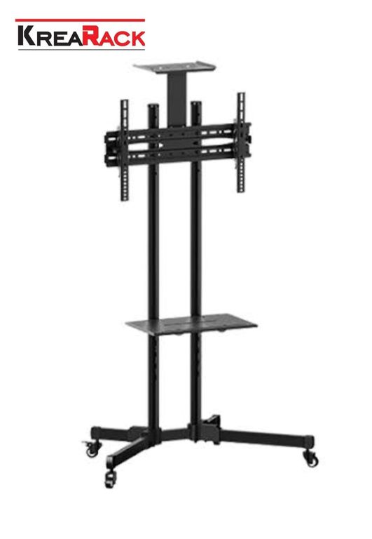 Rack tv Pedestal Rodante Expandible de 32 a 70 pulgadas
