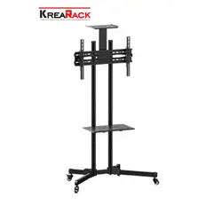 GENERICO - Rack tv Pedestal Rodante Expandible de 32 a 75pulgadas