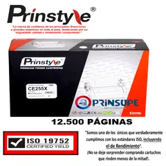 PRINSTYLE - TONER 55X CE255X 55A 12.500 PÁG. ISO RENDIMIENTO 19752