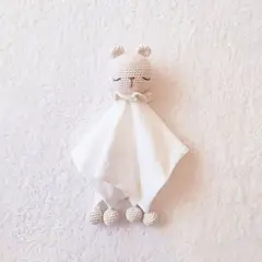 BE CRAFTY - Manta de Apego Juguete Oso Algodón Antialérgico Bebé +6Meses