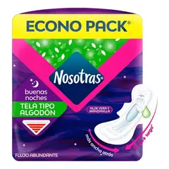 NOSOTRAS - Toallas higiénicas Buenas Noches Natural 24un