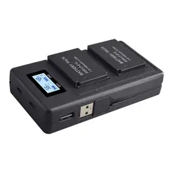 GENERICO - Cargador LP-E12 Doble con Pantalla