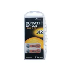 DURACELL - PILAS PARA AUDIFONOS MEDICADOS 312 x 8 PILAS