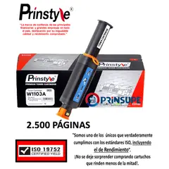 PRINSTYLE - TONER 103A W1103A 2.500 PÁG ISO DE RENDIMIENTO 19752