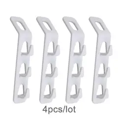 GENERICO - Organizador de Ganchos de Ropa pack de 04 ganchos