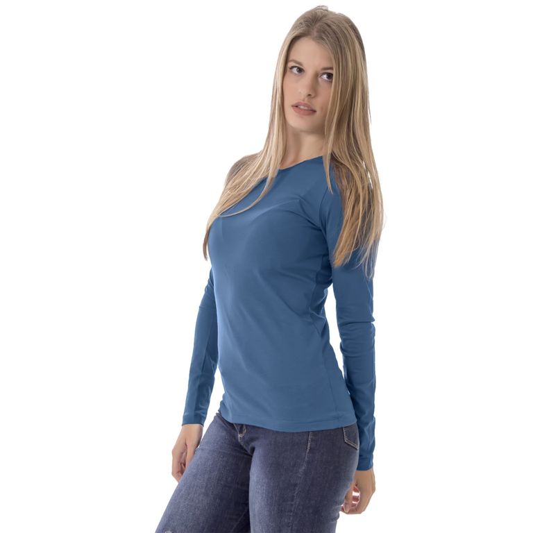 Polo Manga Larga para Mujer