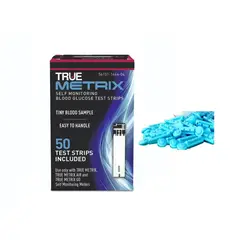 TRUE - 50 Tiras + 100 Lanc. Para Gluc. METRIX