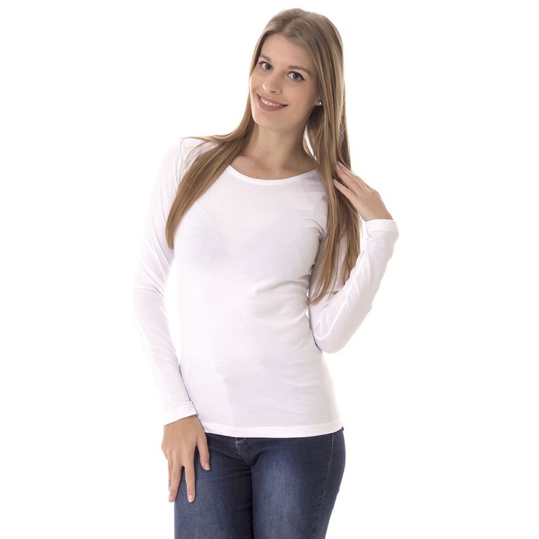 Polo Manga Larga para Mujer