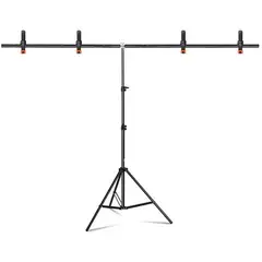 NEO DIGITAL - Portafondo Portátil Estudio Fotográfico 200 x 200 cm. + Ganchos HOD08