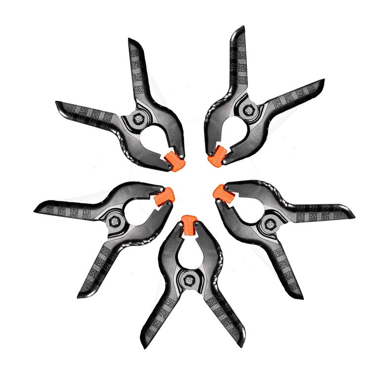 Set 5 Ganchos abrazaderas para fondos de estudio de Fotografía CLIP