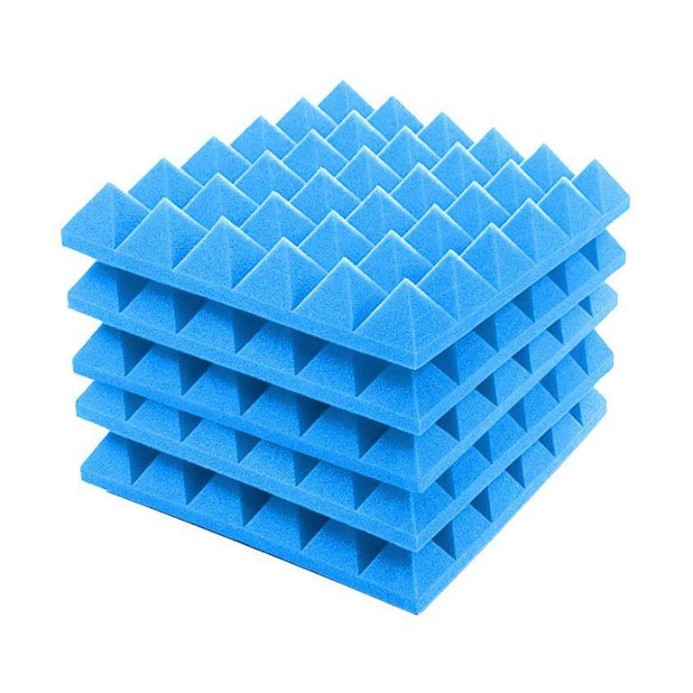 12 piezas Panel Acústico 3D Espuma Acústica Profesional ms01 - Azul