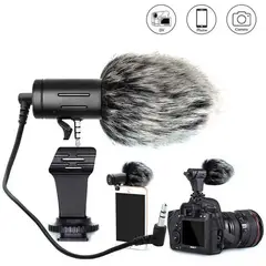 NEO DIGITAL - Micrófono condensador 35mm para celular y cámaras dsrl