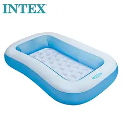 INTEX - - Piscina inflable rectángulo con base inflable
