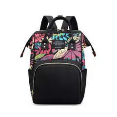 GENERICO - Mochila Pañalera Bolso De Maternidad Color Negro