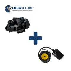 BERKLIN - BOMBA PERIFERICA DE 0.5 HP CON ELECTRONIVEL BOYA
