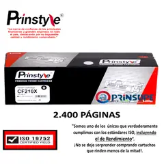 PRINSTYLE - TONER 131X CF210X NEGRO 2.400PÁG.ISO DE RENDIMIENTO 19752