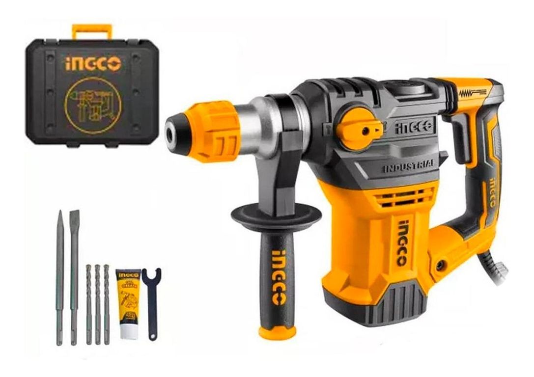 Rotomartillo SDS Plus INGCO 1500W 5.5J Profesional con Maletín
