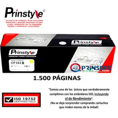 PRINSTYLE - TONER 130X CF352X YELLOW 1.500PÁG.ISO DE RENDIMIENTO 19752