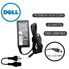 DELL - CARGADOR GENERICO 19.5V 3.34A - 4.5 x 3.0mm 65W