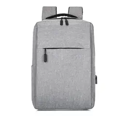 GENERICO - Mochila antirrobo para laptop con puerto USB impermeable