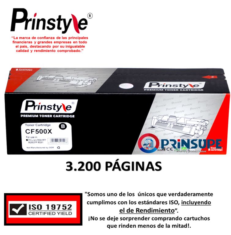 TONER 202X CF500X NEGRO 3.200 PÁG.ISO DE RENDIMIENTO 19752
