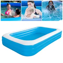 BESTWAY - Piscina Inflable Celeste 305x183x56 CM -