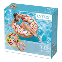 INTEX - Flotador inflable montable modelo dona -