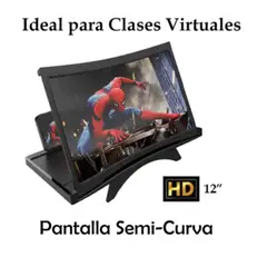 GENERICO - Amplificador de Pantalla Semicurvo para celulares 12 pulgadas