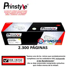 PRINSTYLE - TONER 204X CF512X YELLOW 2.300PÁG ISO DE RENDIMIENTO 19752