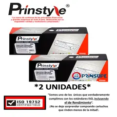 GENERICO - TONER PRINSTYLE 85A 35A 36A CE285A **2 UNIDADES** ISO 19752
