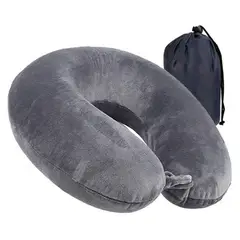 PERUMASSAGE - Almohada Cervical con Gel y Funda para El Hogar Oficina O Viajar
